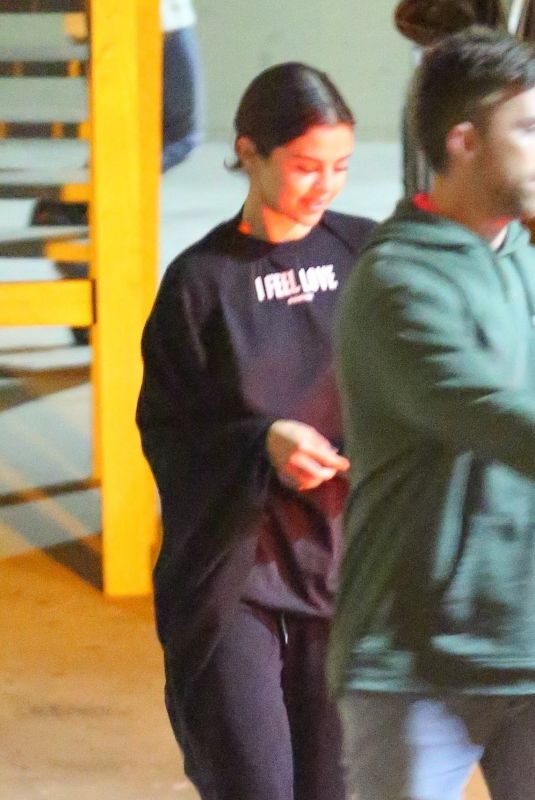 SELENA GOMEZ Leaves a Church in Beverly Hills 01/03/2018