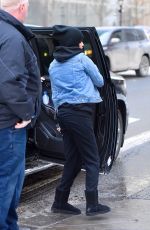SELENA GOMEZ Out and About in New York 01/07/2018