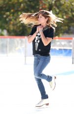 SELMA BLAIR Ice Skating in Los Angeles 01/03/2018