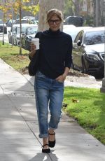 SELMA BLAIR in Jeans Out in Beverly Hills 01/16/2018