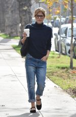 SELMA BLAIR in Jeans Out in Beverly Hills 01/16/2018
