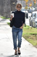 SELMA BLAIR in Jeans Out in Beverly Hills 01/16/2018