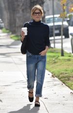 SELMA BLAIR in Jeans Out in Beverly Hills 01/16/2018