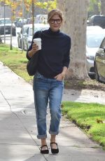 SELMA BLAIR in Jeans Out in Beverly Hills 01/16/2018
