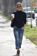 SELMA BLAIR in Jeans Out in Beverly Hills 01/16/2018