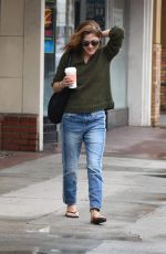 SELMA BLAIR Leaves Local Gas Station in Studio City 01/08/2018
