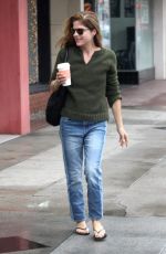 SELMA BLAIR Leaves Local Gas Station in Studio City 01/08/2018