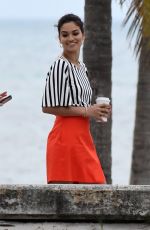 SHANINA SHAIK in Swimsuit on the Set of a Photoshoot in Key Biscayne 01/24/2018
