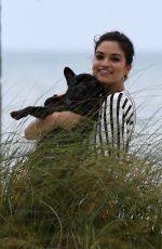 SHANINA SHAIK in Swimsuit on the Set of a Photoshoot in Key Biscayne 01/24/2018