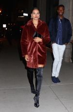 SHANINA SHAIK Leaves Republic Records Party in New York 01/26/2018