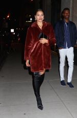 SHANINA SHAIK Leaves Republic Records Party in New York 01/26/2018