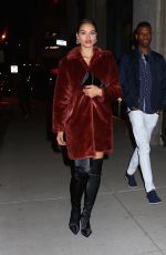 SHANINA SHAIK Leaves Republic Records Party in New York 01/26/2018