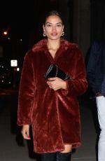 SHANINA SHAIK Leaves Republic Records Party in New York 01/26/2018