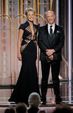 SHARON STONE at 75th Annual Golden Globe Awards in Beverly Hills 01/07/2018