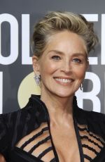 SHARON STONE at 75th Annual Golden Globe Awards in Beverly Hills 01/07/2018