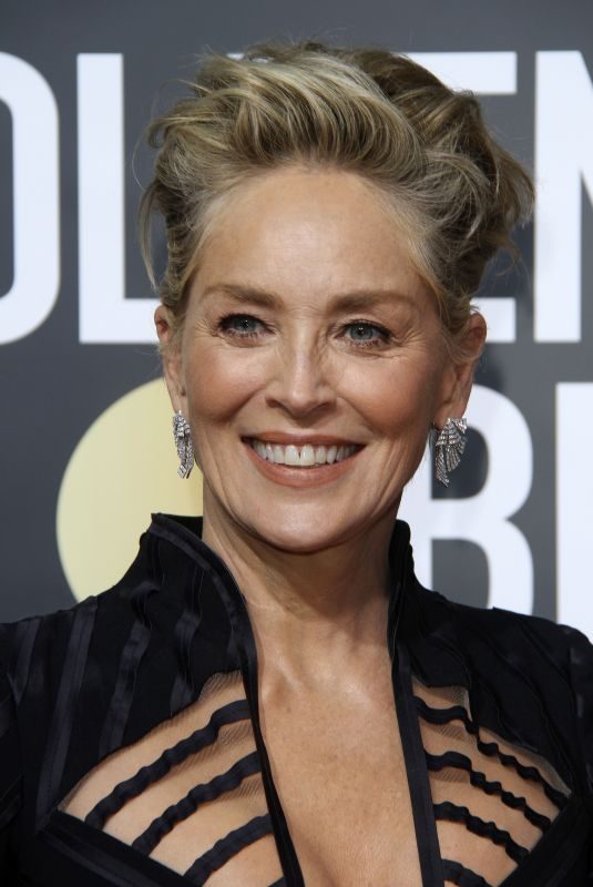 SHARON STONE at 75th Annual Golden Globe Awards in Beverly Hills 01/07/2018