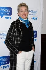 SHARON STONE at 92Y in New York 01/16/2018