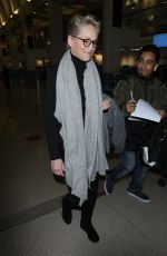 SHARON STONE at LAX Airport in Los Angeles 01/21/2018