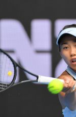 SHUAI ZHANG at 2018 Australian Open Tennis Tournament in Melbourne 01/15/2018