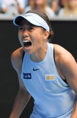 SHUAI ZHANG at 2018 Australian Open Tennis Tournament in Melbourne 01/15/2018