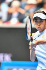 SHUAI ZHANG at 2018 Australian Open Tennis Tournament in Melbourne 01/15/2018