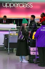 SIENNA MILLER at Heathrow Airport in London 01/06/2018