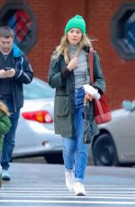 SIENNA MILLER Makeup Free Out and About in New York 01/13/2018