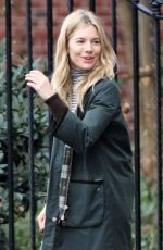 SIENNA MILLER Out in New York 01/12/2018