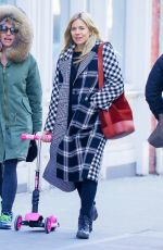 SIENNA MILLER Out in New York 01/19/2018