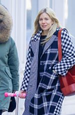 SIENNA MILLER Out in New York 01/19/2018