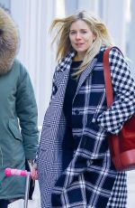 SIENNA MILLER Out in New York 01/19/2018