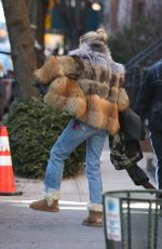 SIENNA MILLER Unloading Her Car in New York 01/14/2018