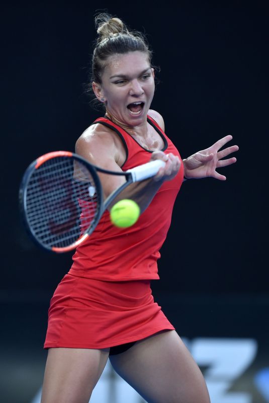 SIMONA HALEP at Australian Open Tennis Tournament Final in Melbourne 01/27/2018