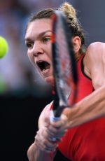 SIMONA HALEP at Australian Open Tennis Tournament Final in Melbourne 01/27/2018