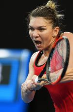 SIMONA HALEP at Australian Open Tennis Tournament in Melbourne 01/18/2018