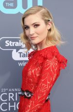 SKYLER SAMUELS at 2018 Critics’ Choice Awards in Santa Monica 01/11/2018