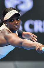 SLOANE STEPHENS at 2018 Australian Open Tennis Tournament in Melbourne 01/15/2018