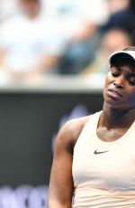 SLOANE STEPHENS at 2018 Australian Open Tennis Tournament in Melbourne 01/15/2018