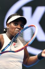 SLOANE STEPHENS at 2018 Australian Open Tennis Tournament in Melbourne 01/15/2018