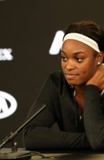 SLOANE STEPHENS at Australian Open Tennis Championships Press Conference in Melbourne 01/13/2018