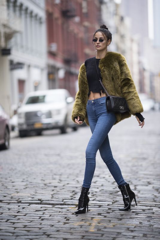 SOFIA RESING Out and About in New York 01/16/2018