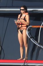 SOFIA RICHIE in Bikini at a Yacht in Mexico 01/15/2018