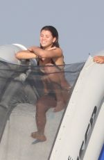 SOFIA RICHIE in Bikini at a Yacht in Mexico 01/15/2018