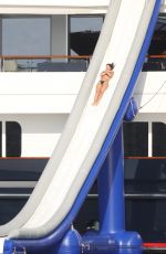 SOFIA RICHIE in Bikini at a Yacht in Mexico 01/15/2018