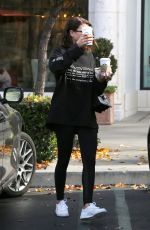 SOFIA RICHIE Out for Coffee from Starbucks in Calabasas 01/07/2018