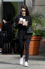 SOFIA RICHIE Out for Coffee from Starbucks in Calabasas 01/07/2018