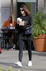 SOFIA RICHIE Out for Coffee from Starbucks in Calabasas 01/07/2018