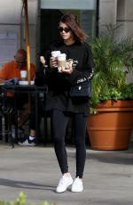 SOFIA RICHIE Out for Coffee from Starbucks in Calabasas 01/07/2018