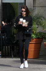 SOFIA RICHIE Out for Coffee from Starbucks in Calabasas 01/07/2018