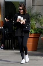SOFIA RICHIE Out for Coffee from Starbucks in Calabasas 01/07/2018